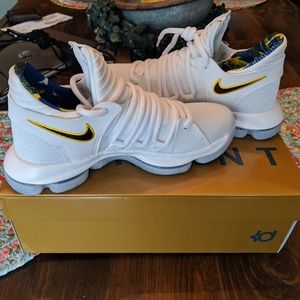 New KD 10 NBA Golden State Warrior BB shoes